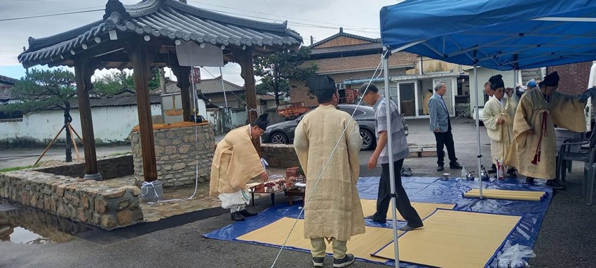 1.약포정탁선생‘용알샘’정비 고유제 및 현판 제막식 개최